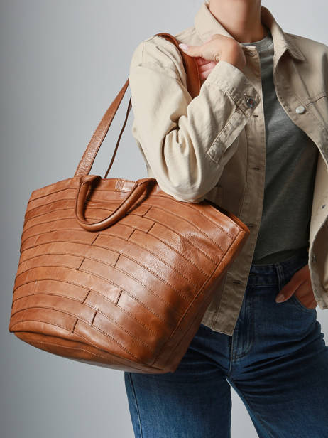 Schoudertas Heritage Leder Biba Bruin heritage LEB1L ander zicht 1